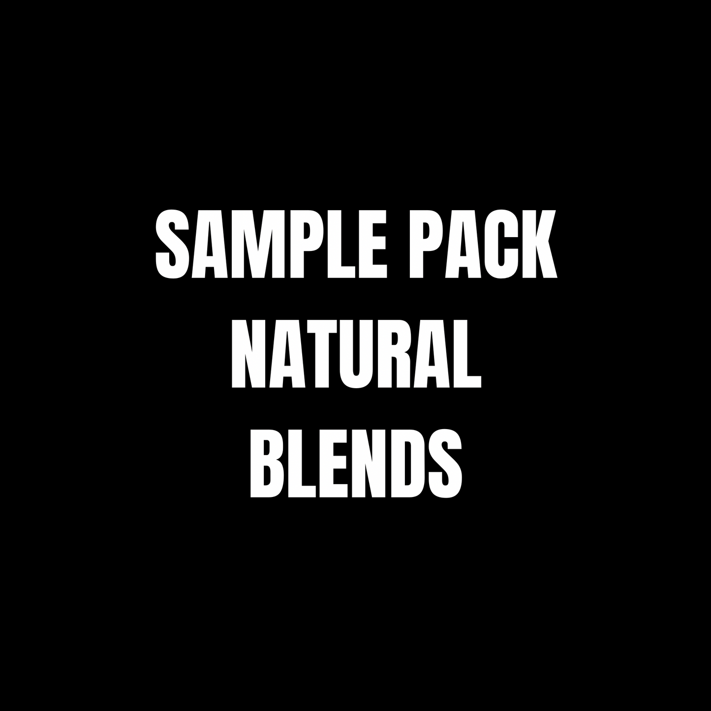 SAMPLE PACK-NATURAL BLENDS