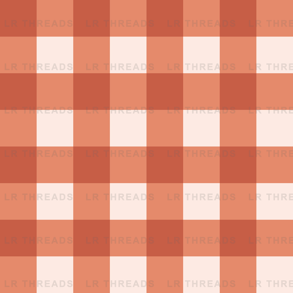 Burnt Orange Gingham