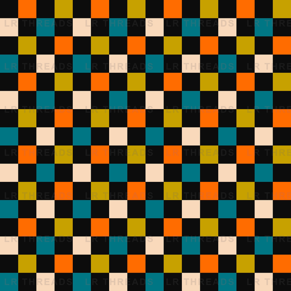 Halloween Checkers Boy