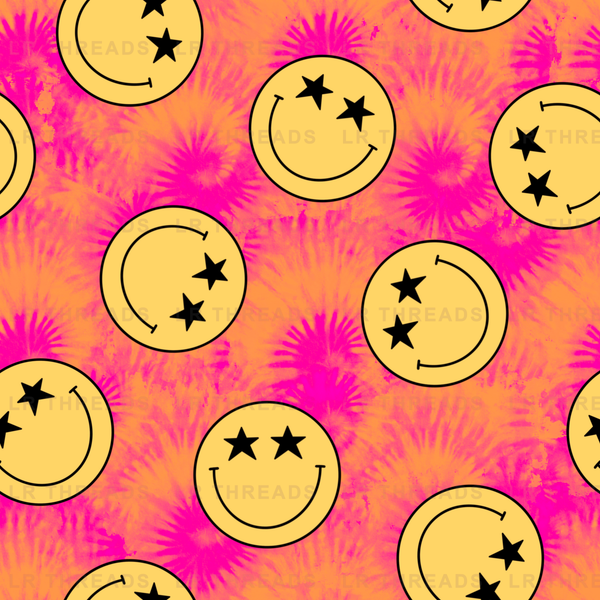 Tie Dye Smileys