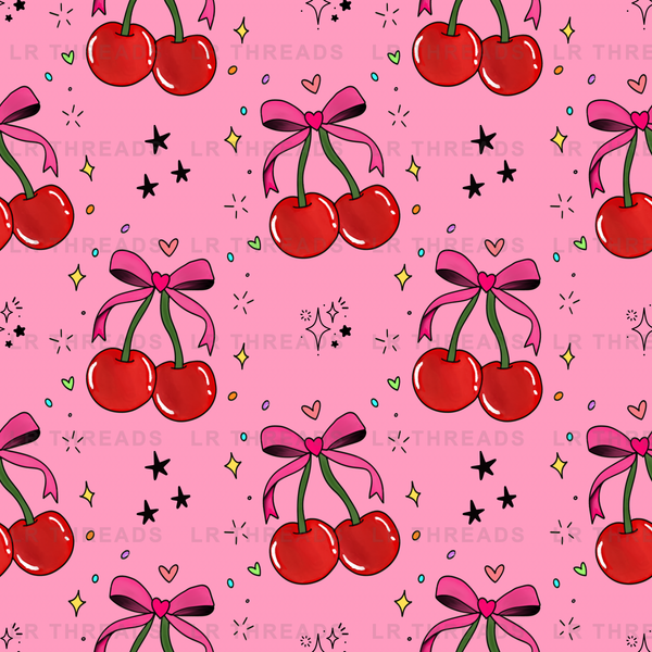 Cherry Bow Sparkle