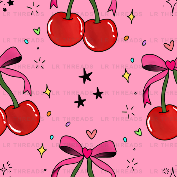 Cherry Bows Sparkle