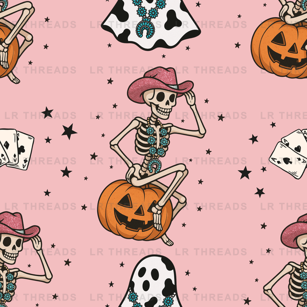 Skeleton Cowboy Halloween