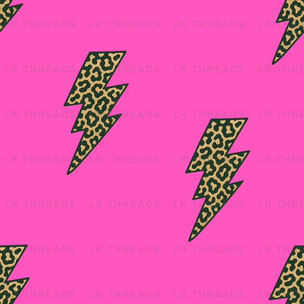 Leopard Lightning Bolts