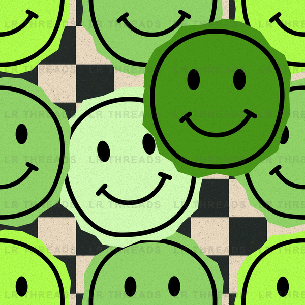 Retro Smiley Checkers