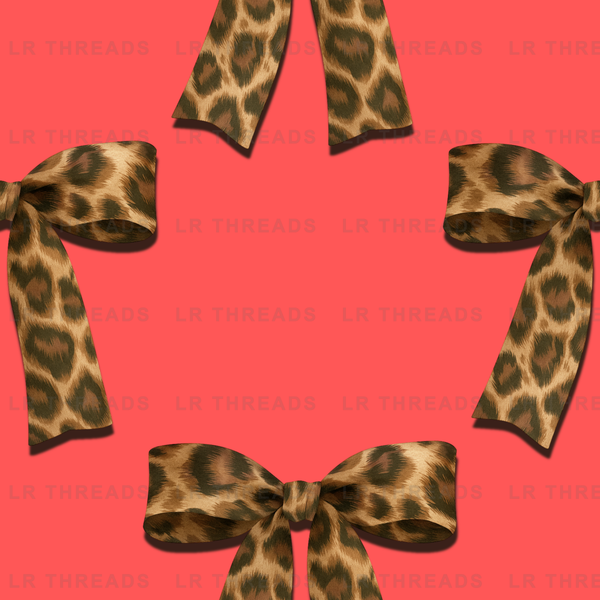 Leopard Print Bows