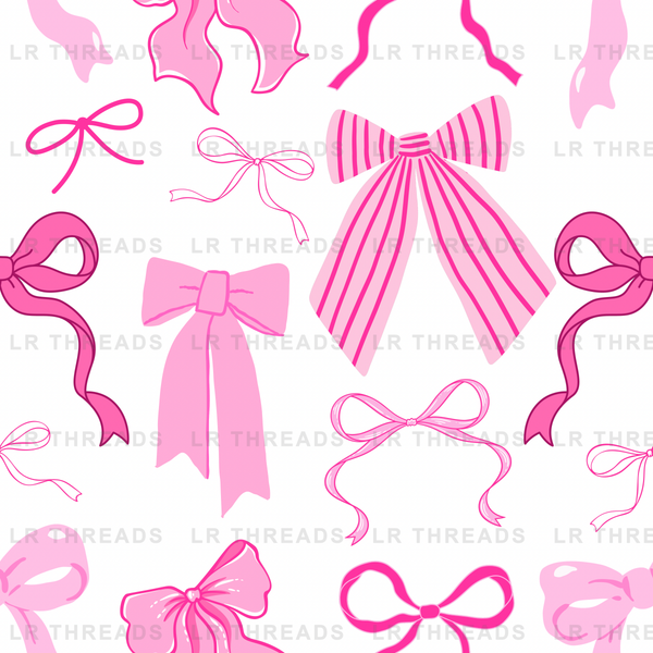 Pink Ribbon Bows