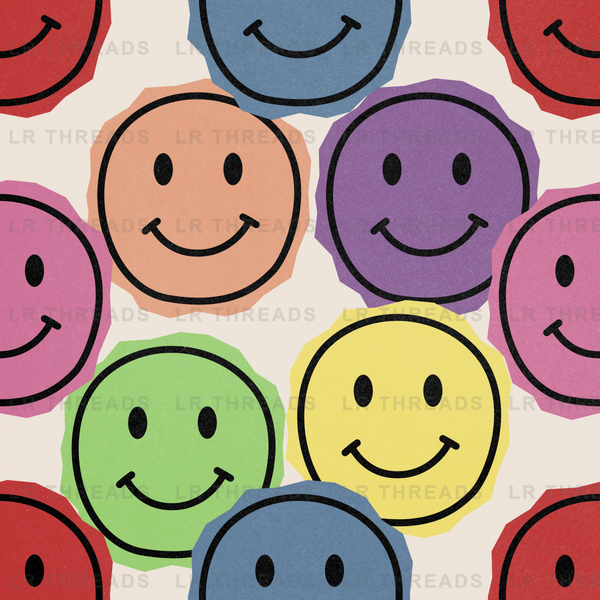 Retro Smiley Faces 2
