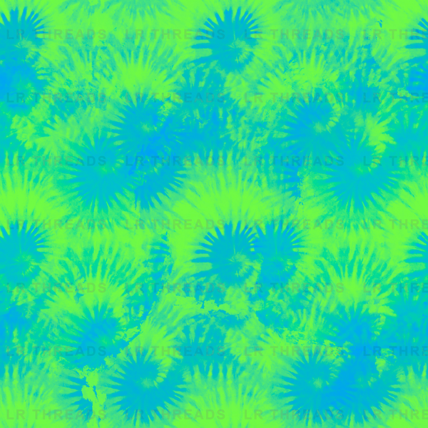 Blue Green Tie Dye
