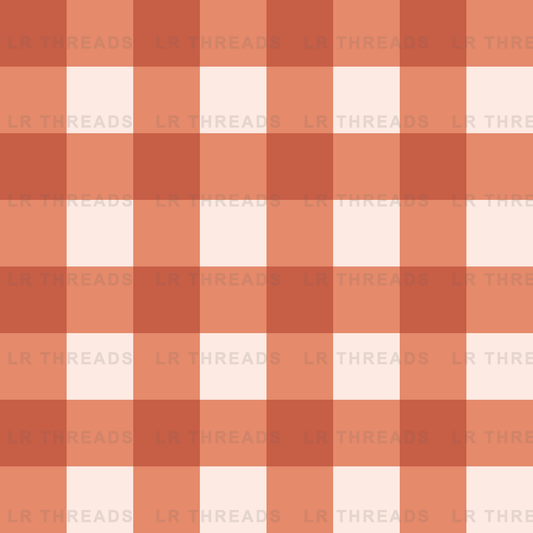 Burnt Orange Gingham