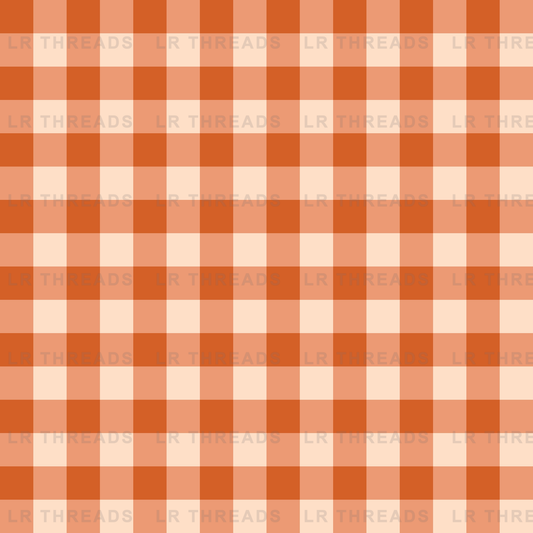 Burnt Orange Gingham Coord
