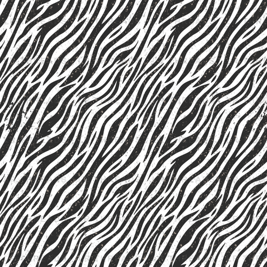 Zebra Print Distressed