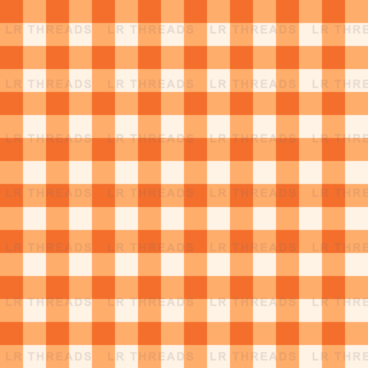 Orange Gingham Coord