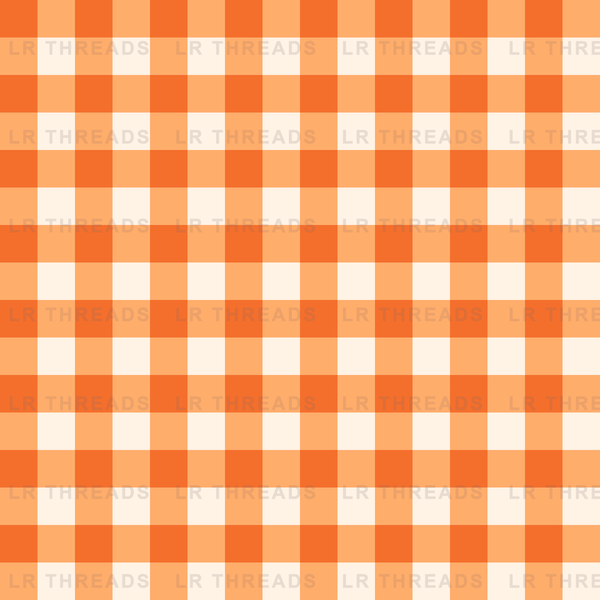 Orange Gingham Coord