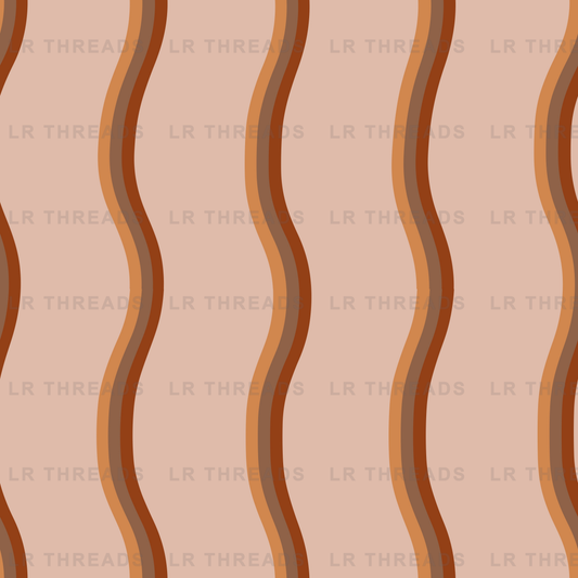 Wavy Stripes Bats Coord