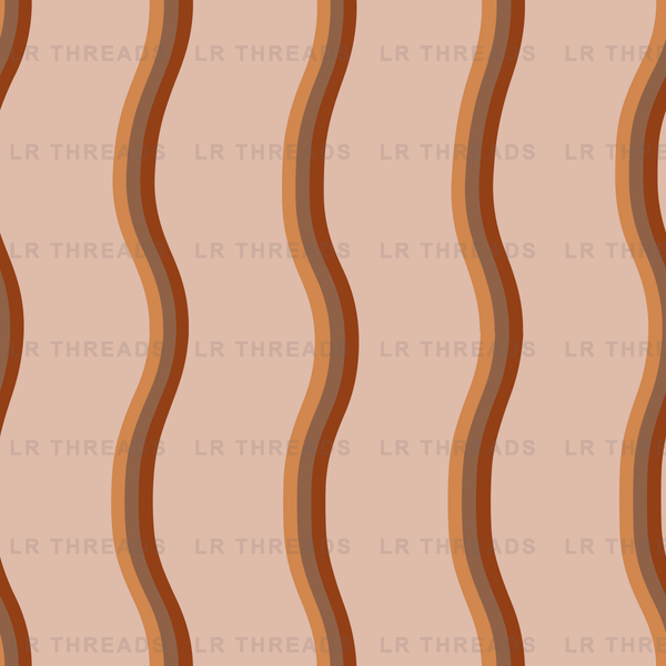 Wavy Stripes Bats Coord