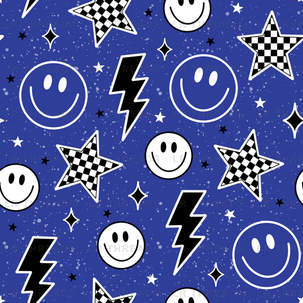 Blue Retro