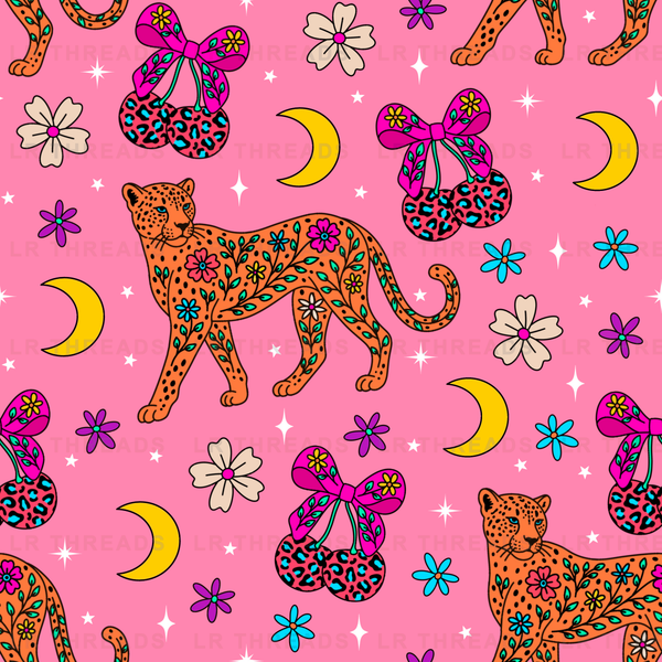 Floral Cheetah