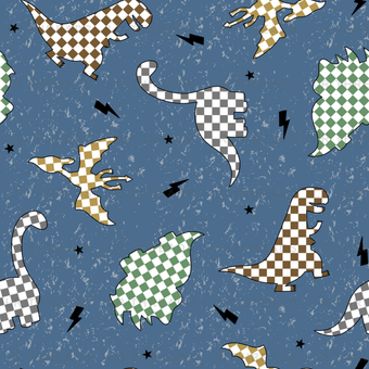 Dinosaur Fabric Prints