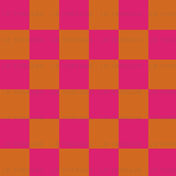 Magenta Orange Checkerboard