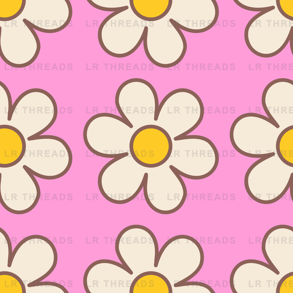 Retro Daisy Floral