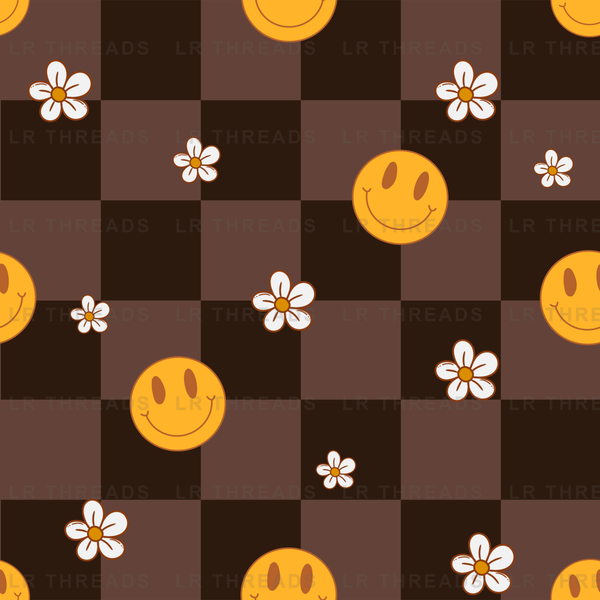 Smiley Daisy Checkers