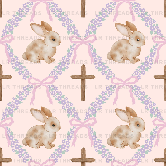 Bunny Floral Crosses