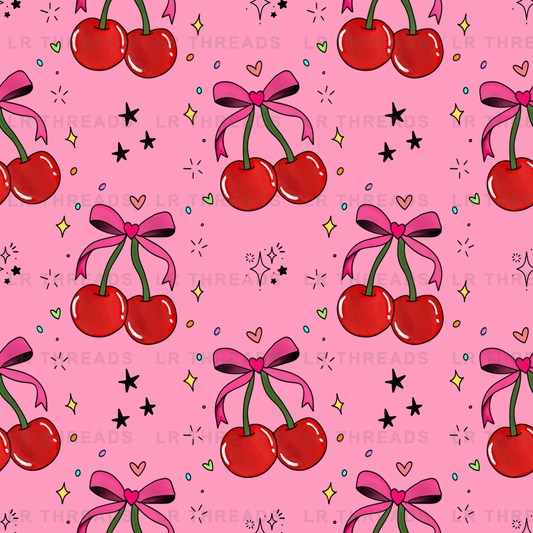 Cherry Bow Sparkle