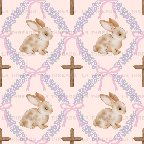 Bunny Floral Crosses