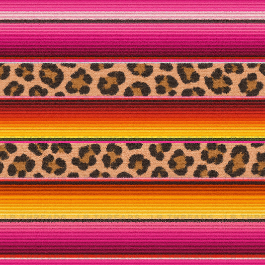 Leopard Serape Stripes