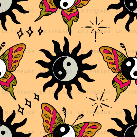 Mystical Butterfly Yin Yang