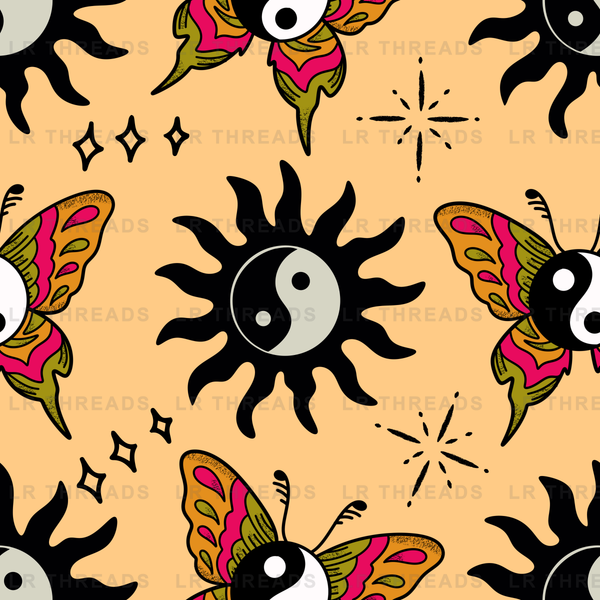 Mystical Butterfly Yin Yang
