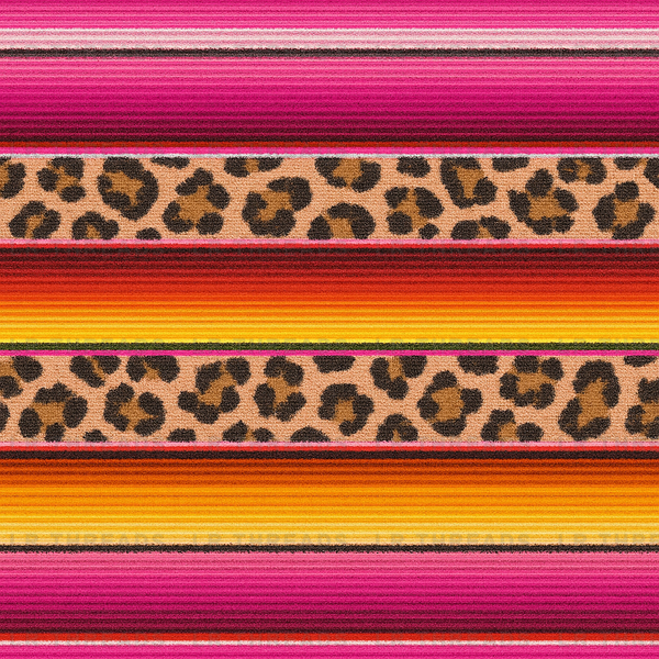 Leopard Serape Stripes