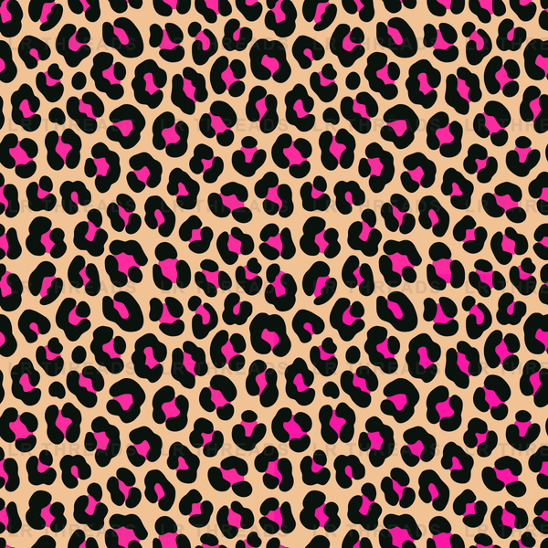 Neon Leopard Print