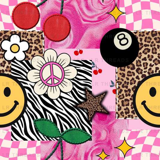Retro Y2K Mixed Print