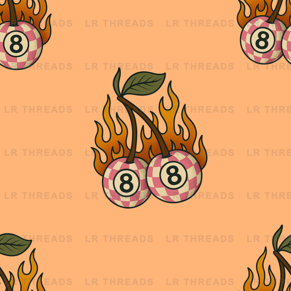 Flaming Magic 8 Ball