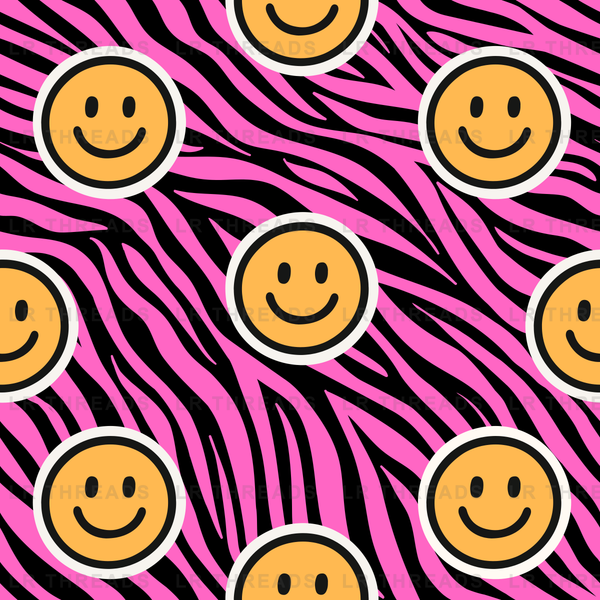 Zebra Stripe Smiley