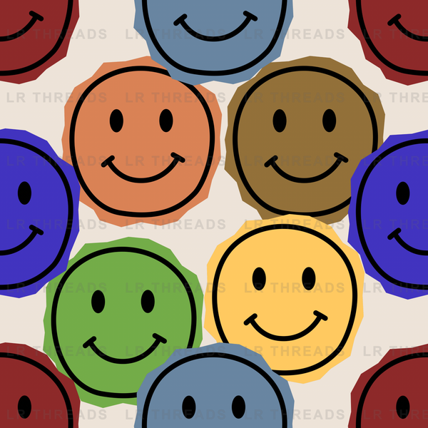 Retro Smiley Faces