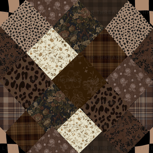 Autumn Patchwork Florals