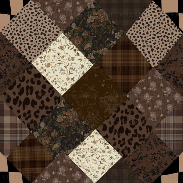 Autumn Patchwork Florals