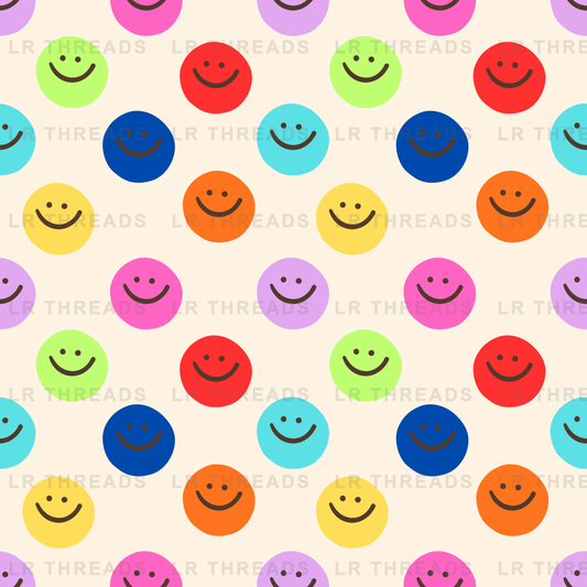 Colorful Smiley Faces