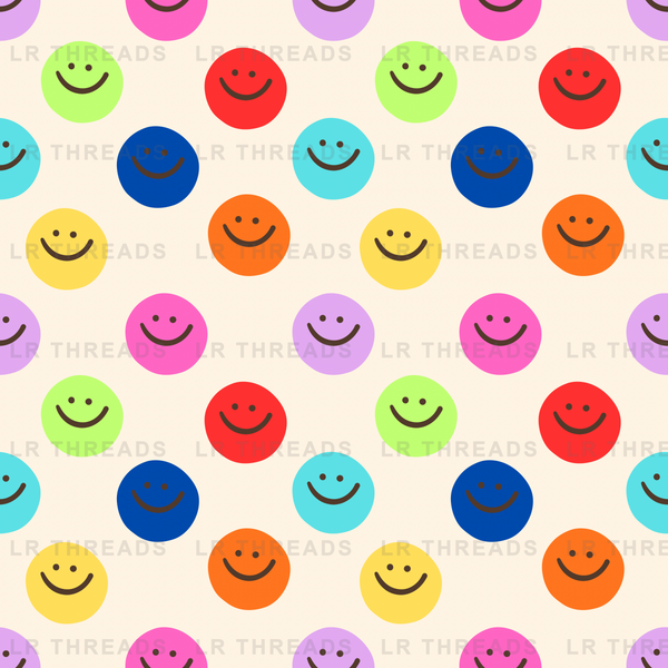 Colorful Smiley Faces