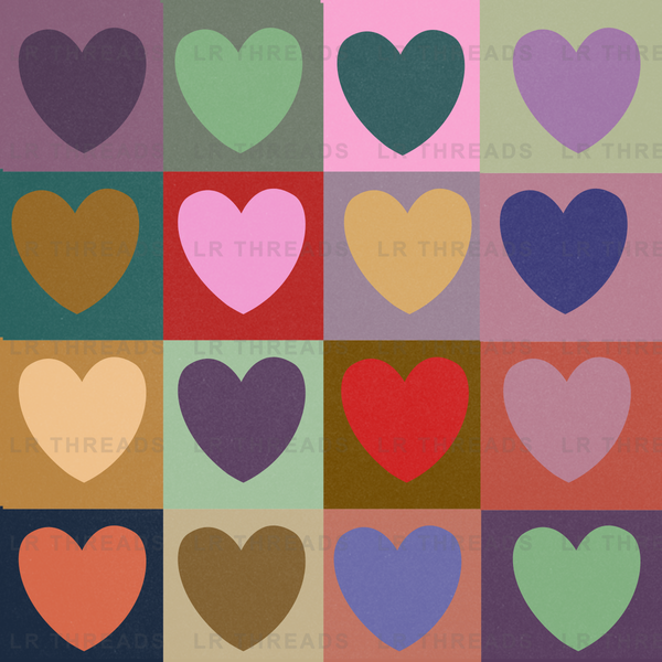 Pop Art Hearts Quilt