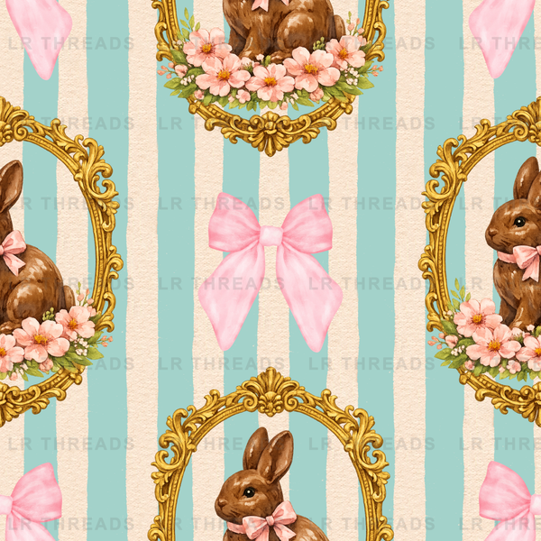Baroque Bunny Floral