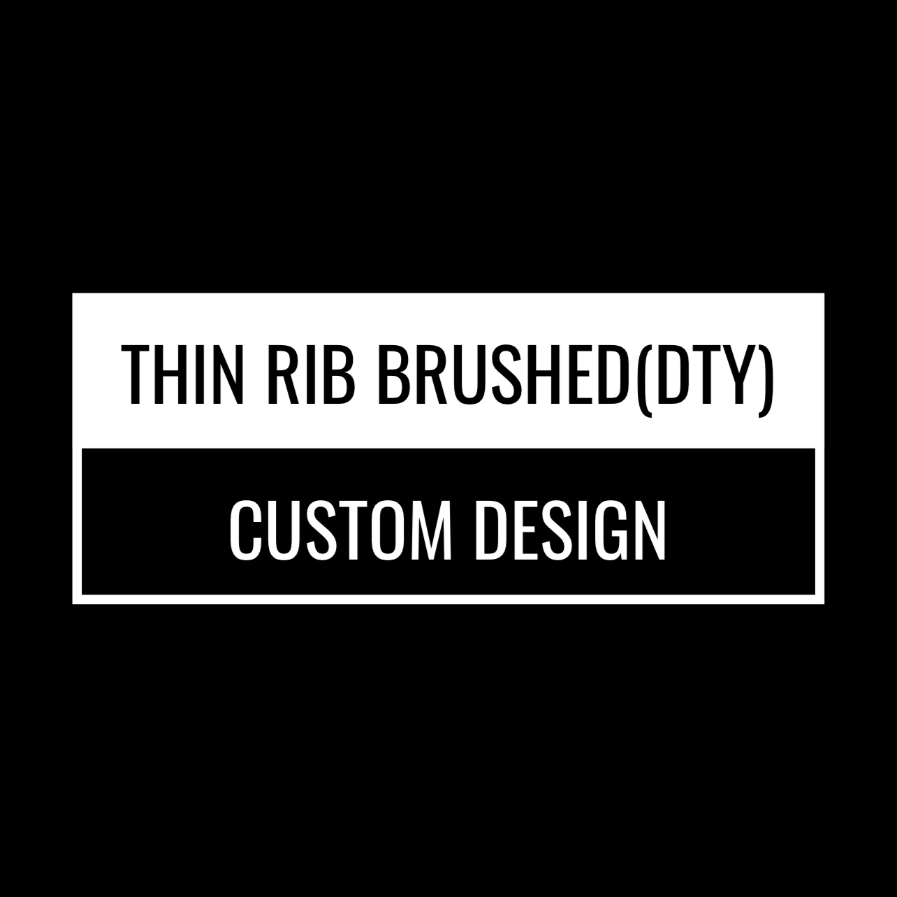 THIN RIB BRUSHED